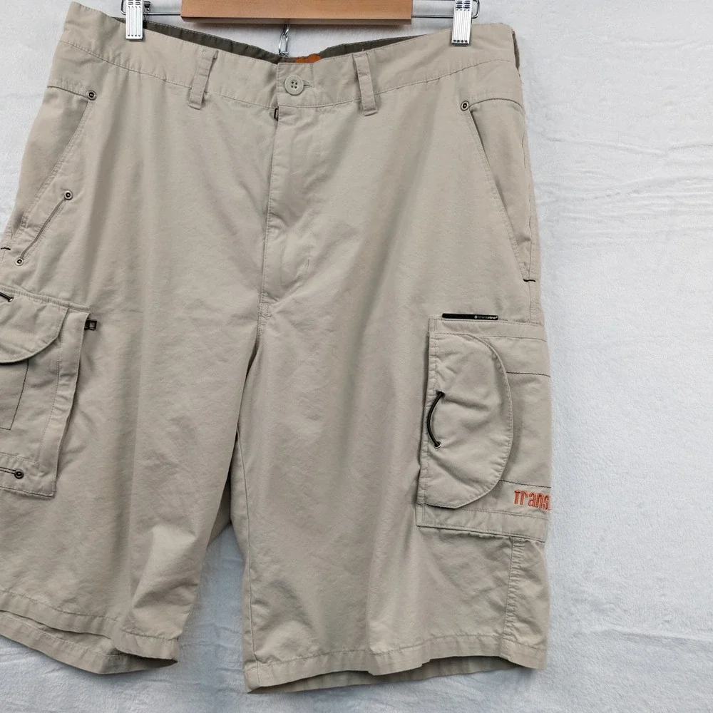 VTG Transnine Cargo Shorts Men's 36 Khaki 12